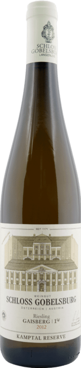 Schloss GOBELSBURG | 2012 Riesling Gaisberg Kamptal Reserve