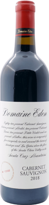 Domaine Eden | 2018 Cabernet Sauvignon Santa Cruz Mountains USA