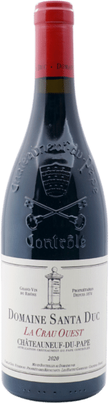 Domaine Santa Duc | 2020 Chateauneuf du Pape La Crau Ouest rouge