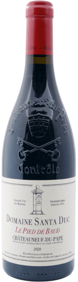 Domaine Santa Duc | 2020 Chateauneuf du Pape Le Pied de Baud rouge